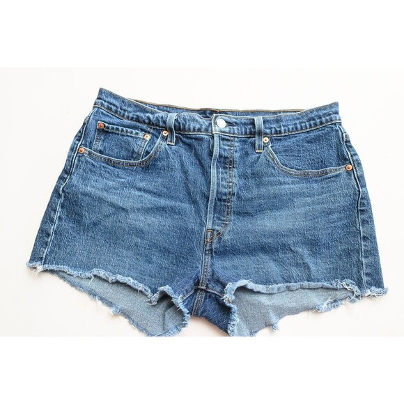 Levi's 501 W33 jean shorts jorts short denim - Picture 1 of 10